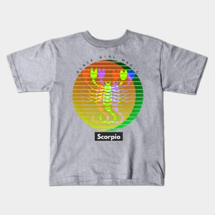 SCORPIO Black Girl Magic (zodiac sign) Kids T-Shirt